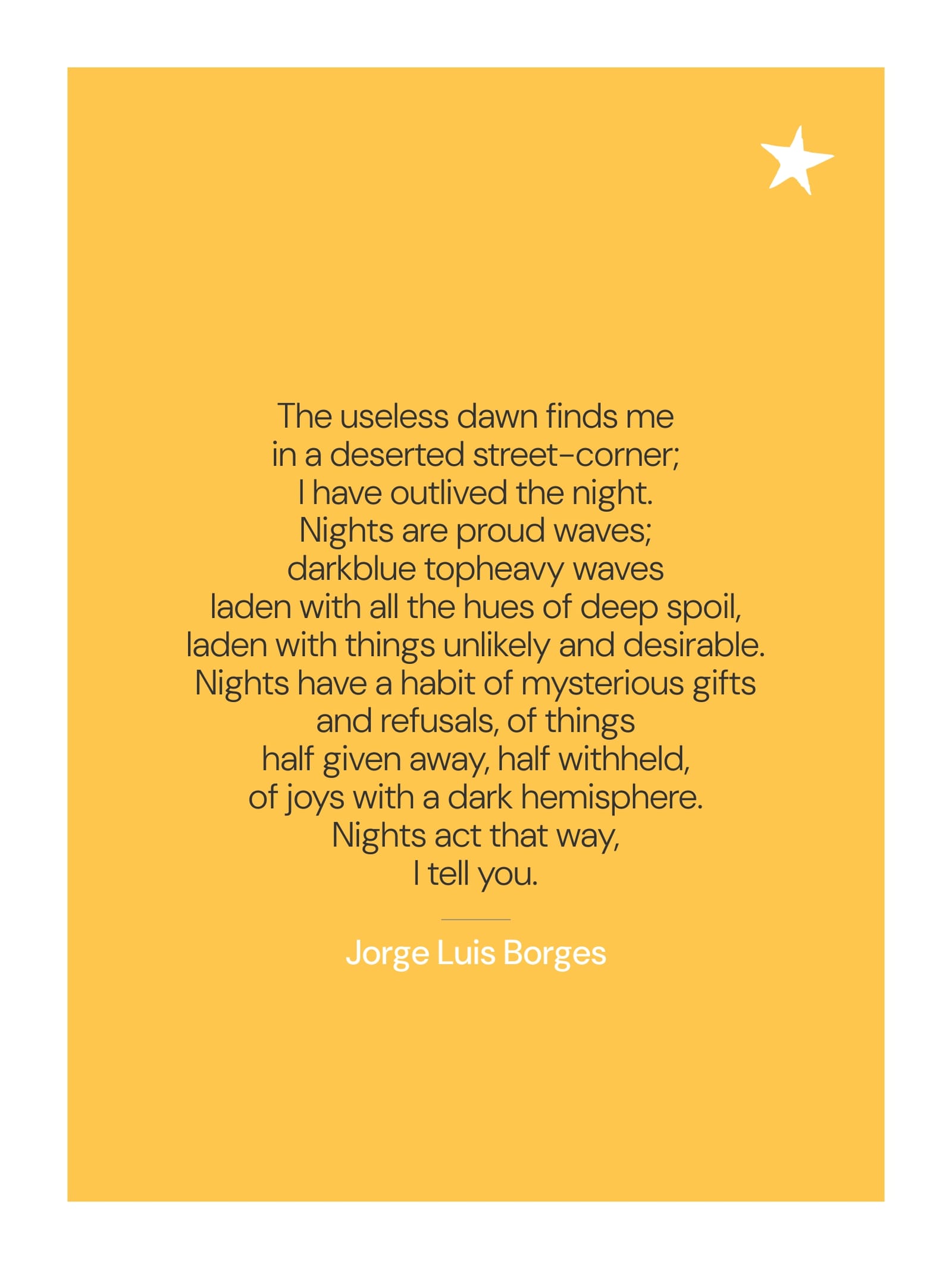 A Walk with Borges