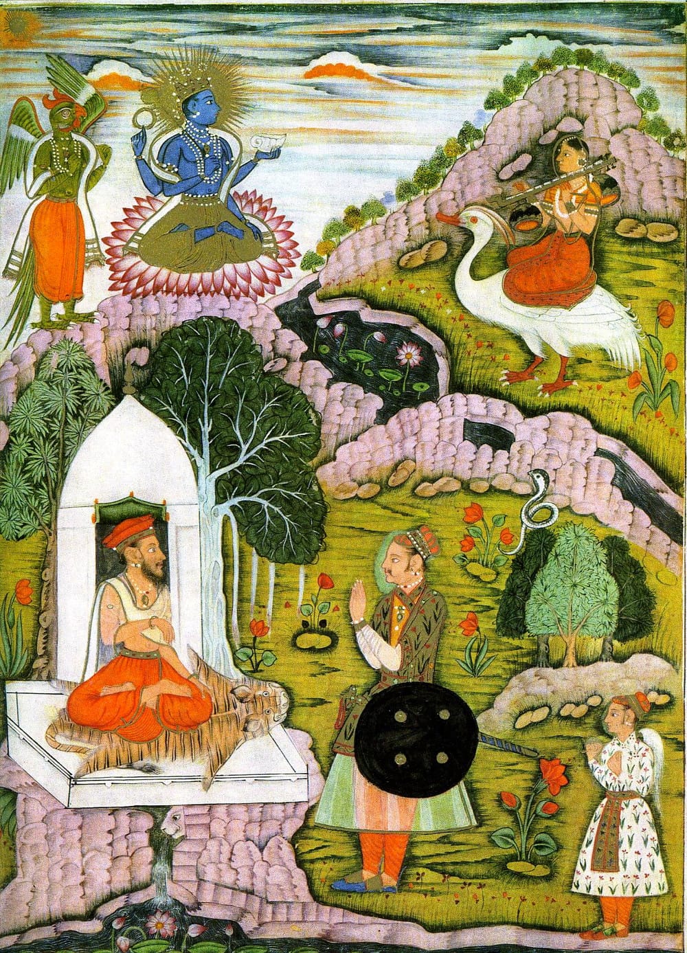 Folio from the Rukmini Parinaya series, Kota, Rajasthan, c.1700